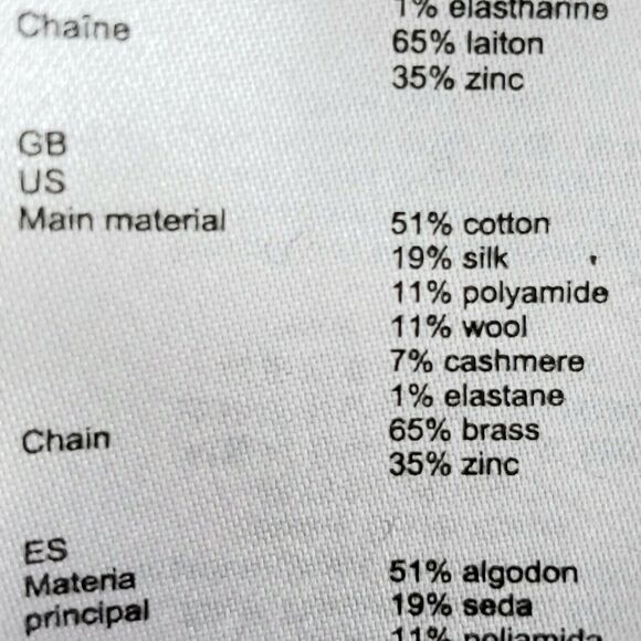 MAJE Macademia chain back knit pullover sweater jumper in ecru Size 3 L NEW - Picture 4 of 7